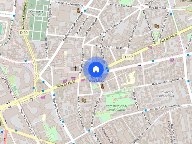 Location Appartement 3 pièces 67 m2 à Les Lilas