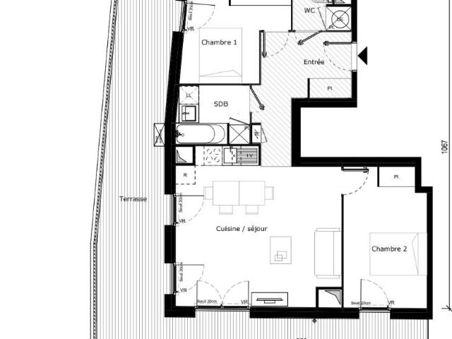 Location Appartement 3 pièces 64m² TOULOUSE 31200
