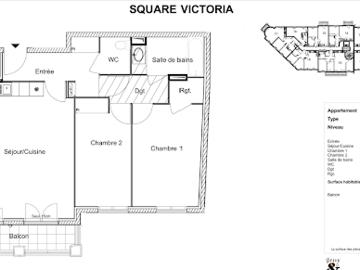 Location Appartement 3 pièces 65 m2 Villiers sur Marne