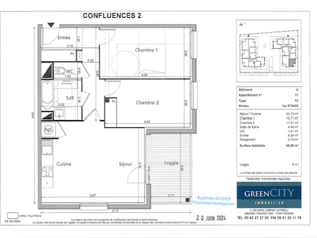 Location Appartement 3 pièces 65 m2 Labarthe sur Lèze