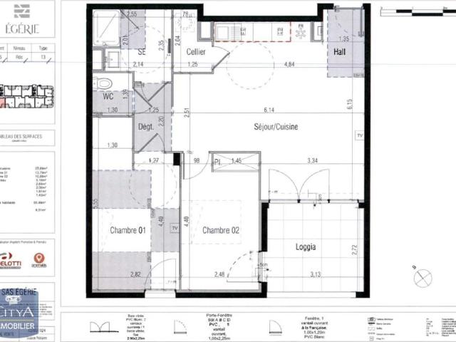 Location Appartement 3 pièces 65m² BEZIERS 34500