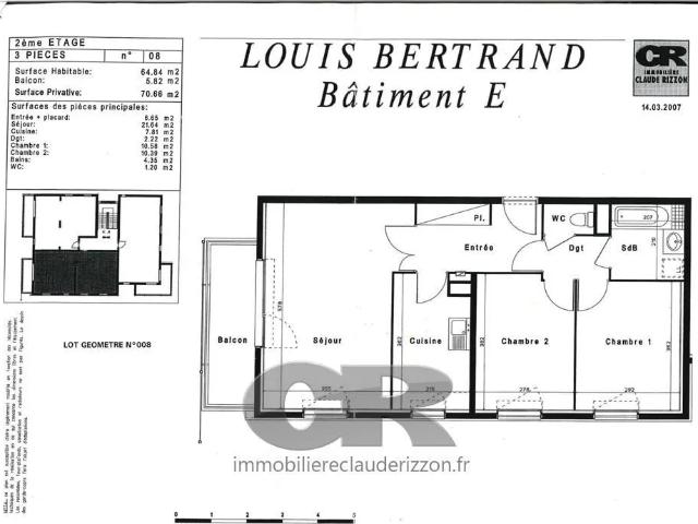 Location Appartement 3 pièces 65m² METZ 57050