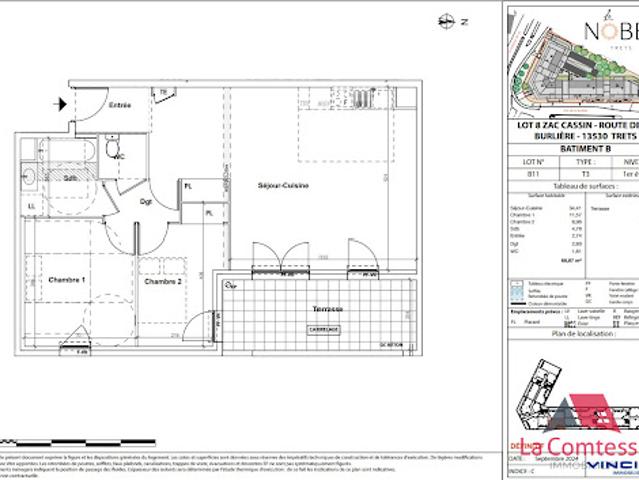 Location Appartement 3 pièces 66.87 m2 Trets