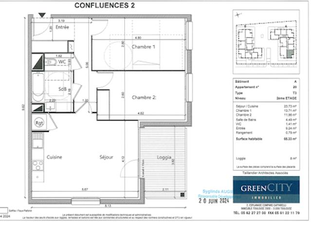 Location Appartement 3 pièces 66 m2 Labarthe sur Lèze