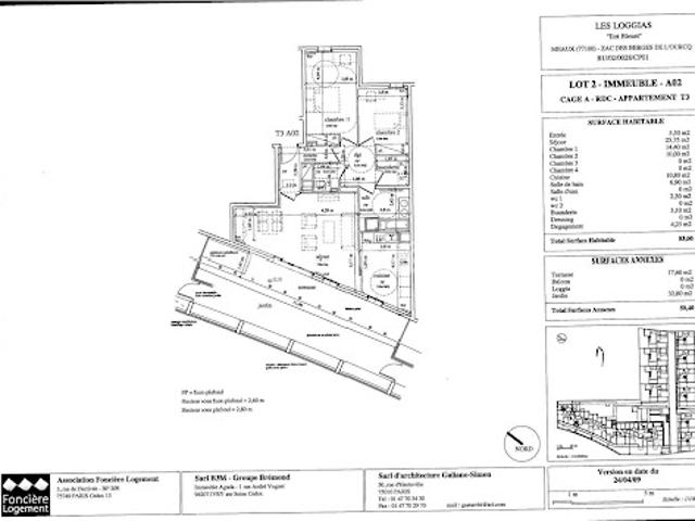 Location Appartement 3 pièces 83 m2 Meaux
