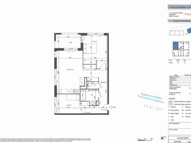 Location appartement 3 pièces TOULOUSE 71m² à 901.31€/mois CDC Habitat