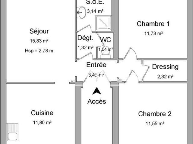 Location appartement 3 pièces Brest Quatre Moulins Queliverzan 29