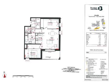 Location appartement 3 pièces HAGUENAU 67m² à 926.99€/mois CDC Habitat
