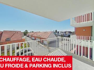 Location appartement 3 pièces HAGUENAU 66m² à 939.99€/mois CDC Habitat