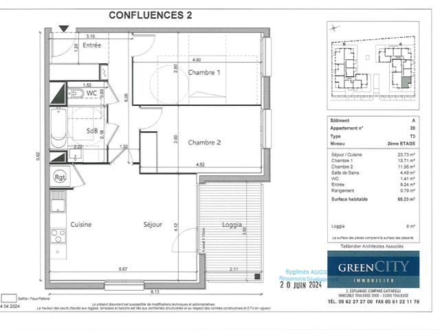 Location appartement 3 pièces LABARTHE SUR LEZE 66m² à 770.80€/mois CDC Habitat
