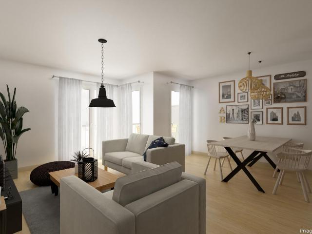 Location appartement 3 pièces NANCY 66m² à 782.81€/mois CDC Habitat