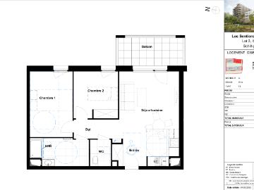 Location appartement 3 pièces SCHILTIGHEIM 59m² à 861.79€/mois CDC Habitat