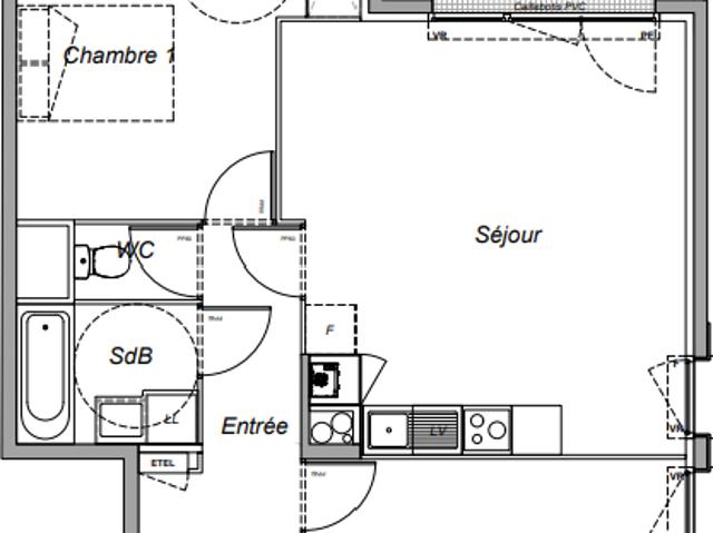LOCATION: appartement T3 63 m² à Melun
