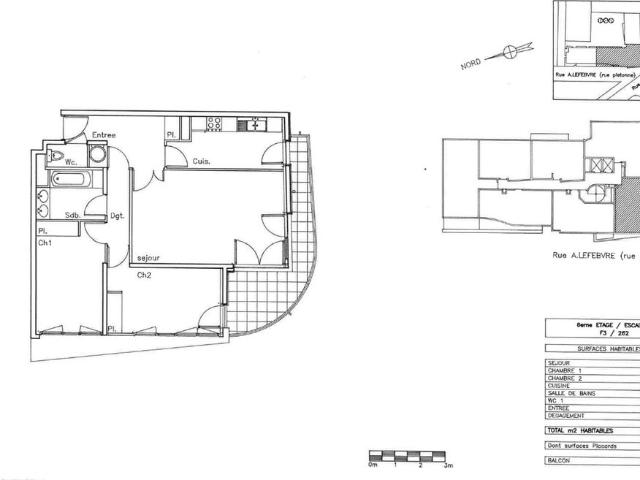 location Appartement T3 DE 75.28m² À PARIS