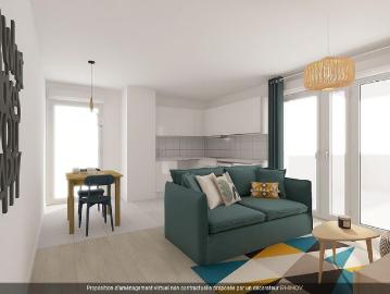 location Appartement T2 DE 43.15m² À ASNIERES SUR SEINE