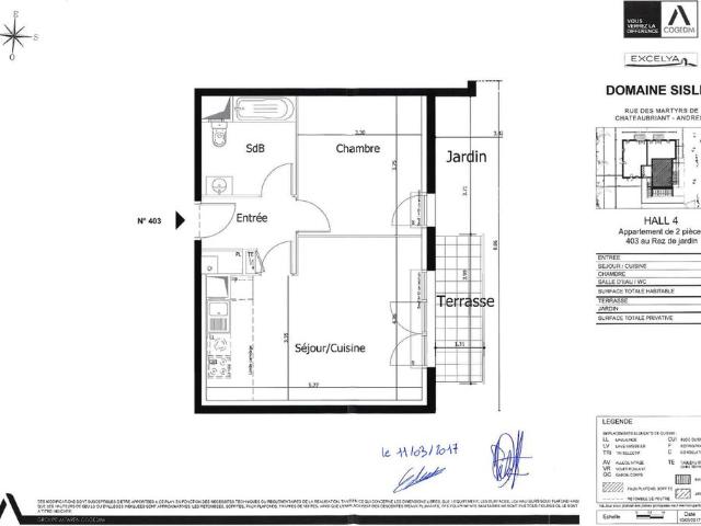 location Appartement T2 DE 45.8m² À ANDRESY