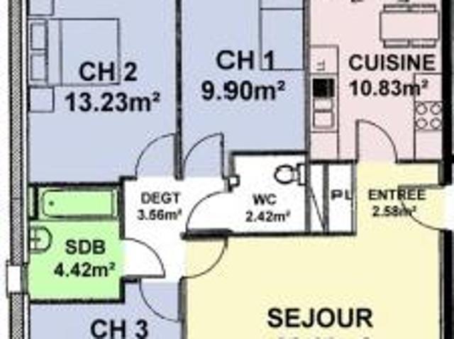 location appartement toucy 4 pièces 80 m2 yonne 89130 570 € / mois