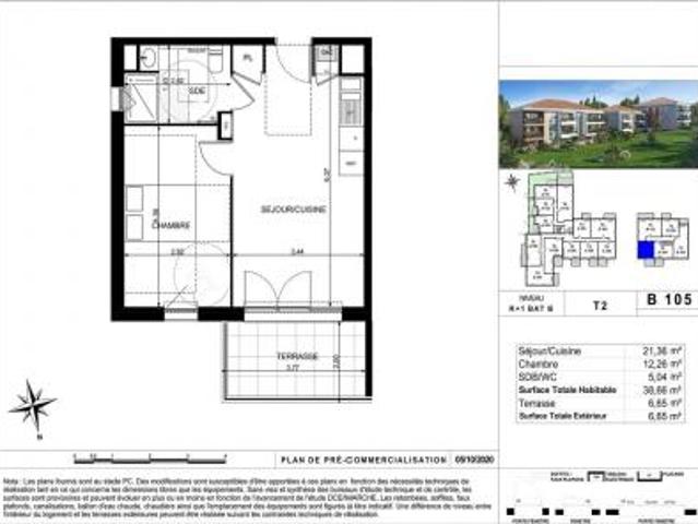 location appartement toulon 2 pièces 38 m2 var 83000 732 € / mois