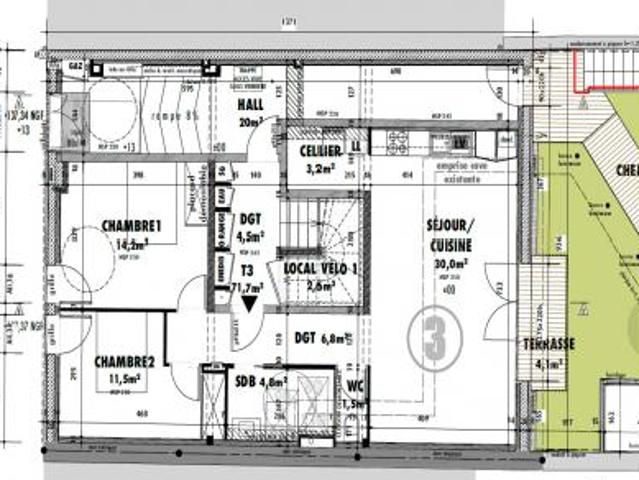 location appartement toulouse 3 pièces 72 m2 haute garonne 31000 1299 € / mois