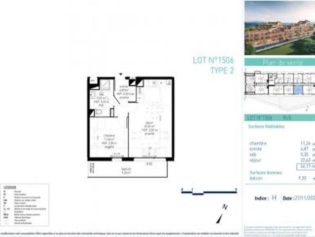 location appartement valenciennes 2 pièces 44 m2 nord 59300 562 € / mois