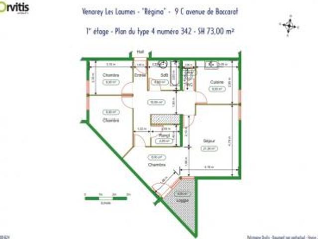 location appartement venarey les laumes 4 pièces 73 m2 cote d'or 21150 534 € / mois