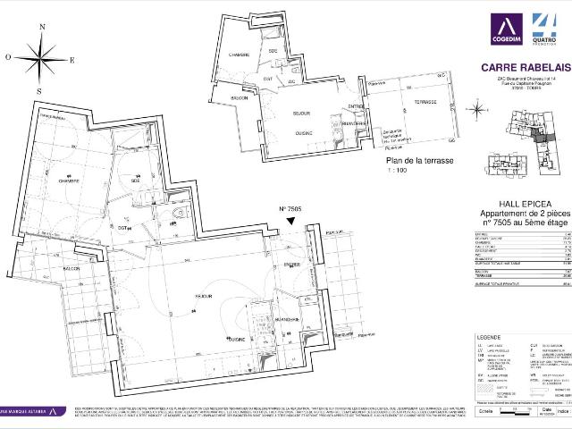 Location Appartement Venelle Émilie du Châtelet, Tours