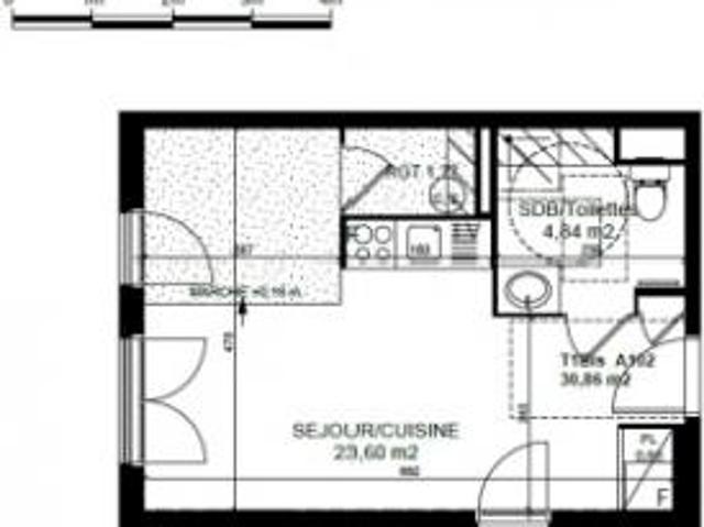 location appartement venissieux 1 pièce 30 m2 rhone 69200 444 € / mois