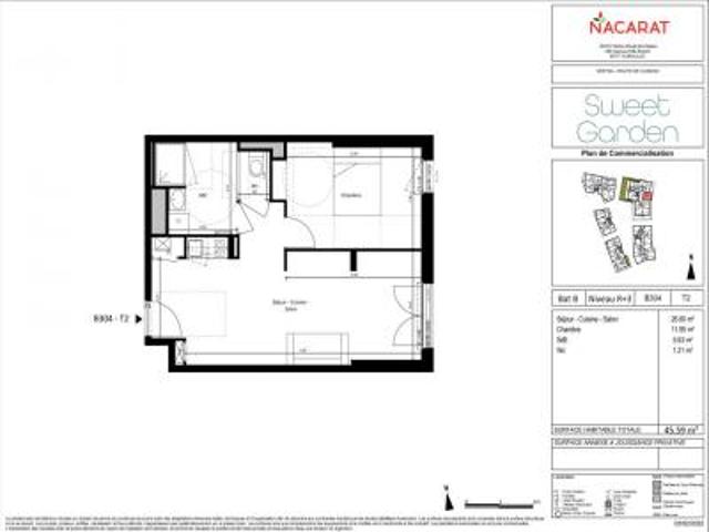 location appartement vertou 2 pièces 45 m2 loire atlantique 44120 645 € / mois