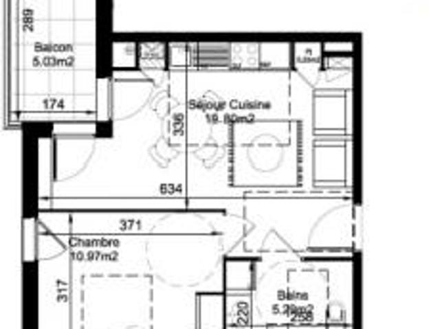 location appartement vernaison 2 pièces 37 m2 rhone 69390 631 € / mois