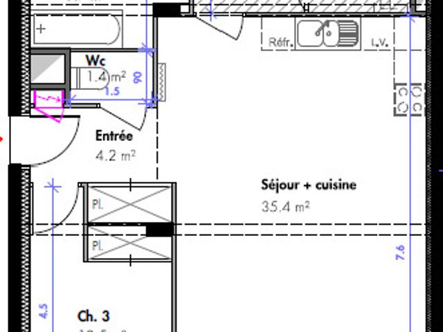 Location Appartement à PRIMARETTE