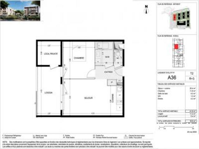 location appartement agde 2 pièces 41 m2 herault 34300 635 € / mois