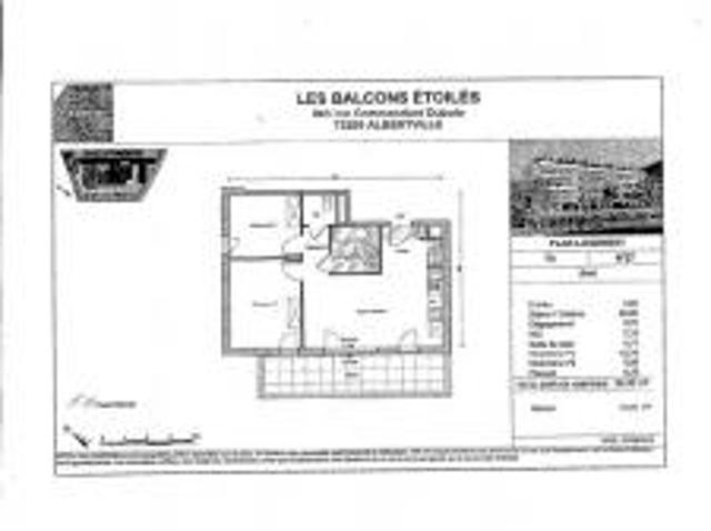 location appartement albertville 3 pièces 56 m2 savoie 73200 746 € / mois