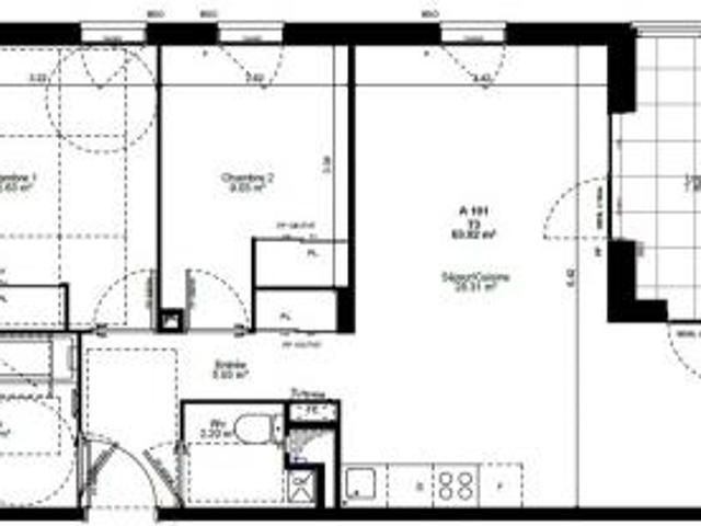 location appartement albertville 3 pièces 63 m2 savoie 73200 950 € / mois