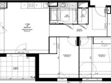 location appartement albertville 3 pièces 63 m2 savoie 73200 980 € / mois