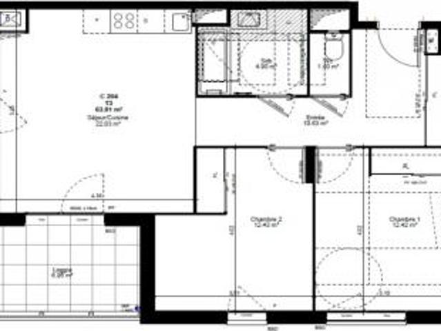location appartement albertville 3 pièces 63 m2 savoie 73200 980 € / mois
