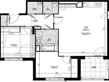 location appartement albertville 3 pièces 66 m2 savoie 73200 980 € / mois
