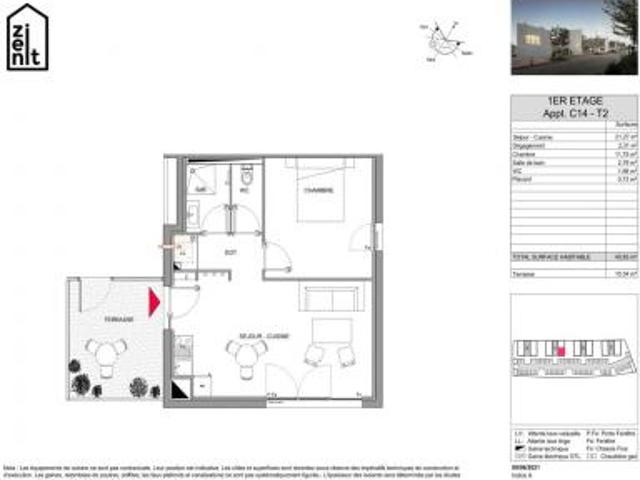 location appartement amiens 2 pièces 40 m2 somme 80000 582 € / mois