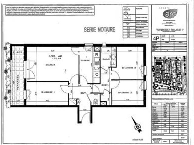 location appartement angers 4 pièces 75 m2 maine et loire 49000 802 € / mois