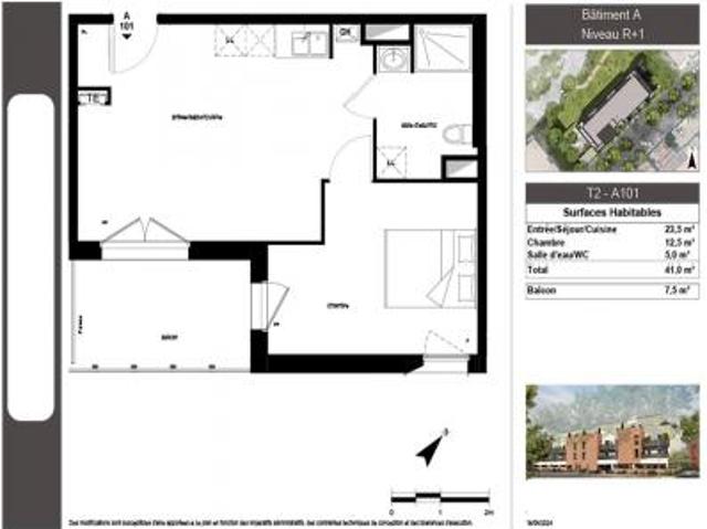 location appartement armentieres 2 pièces 41 m2 nord 59280 630 € / mois