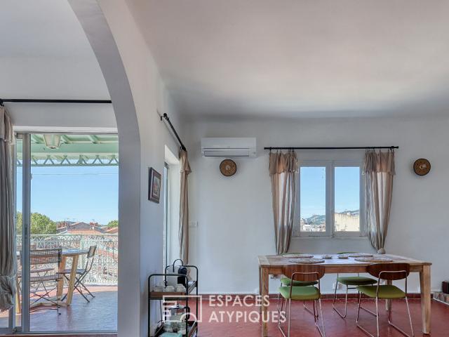 Location Appartement avec vue et terrasse en centre ville