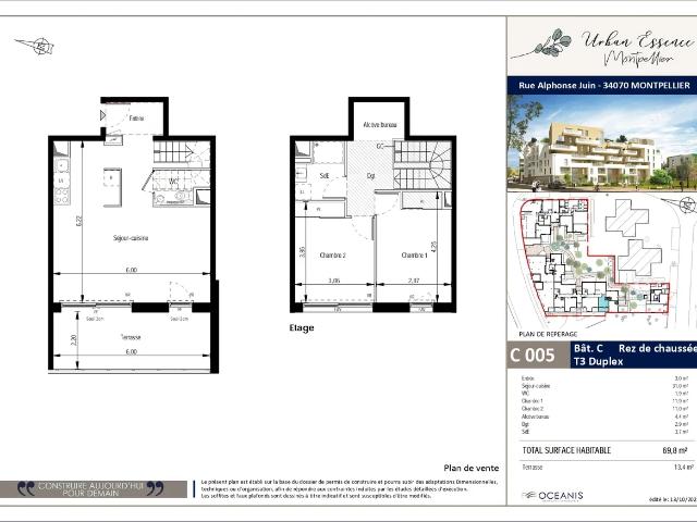 Location Appartement Avenue Alphonse Juin, Montpellier
