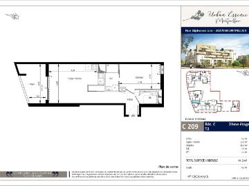 Location Appartement Avenue Alphonse Juin, Montpellier