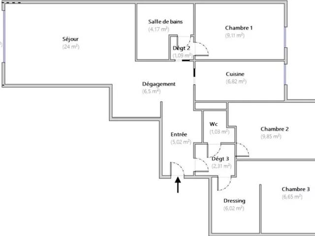 Location Appartement Avenue Aristide Briand, Montrouge