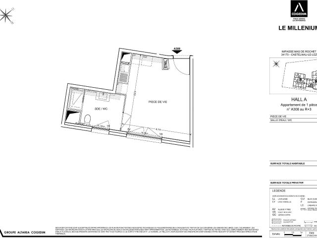 Location Appartement Avenue Georges Frêche, Castelnau le Lez