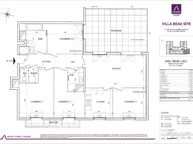 Location Appartement Avenue Danielle Casanova, Le Blanc Mesnil