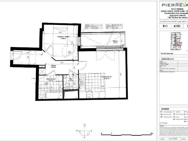 Location Appartement Avenue de Verdun, Paray Vieille Poste