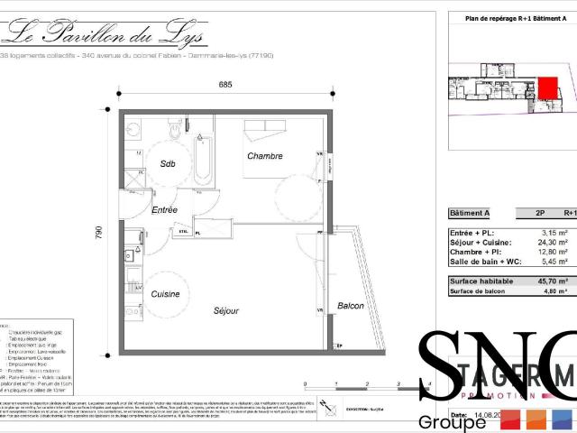 Location Appartement Avenue du Colonel Fabien, Dammarie les Lys