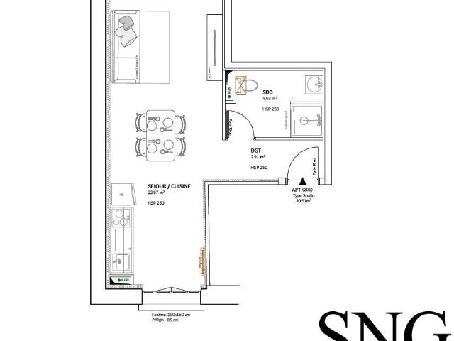 Location Appartement Avenue du Général Leclerc, Carcassonne