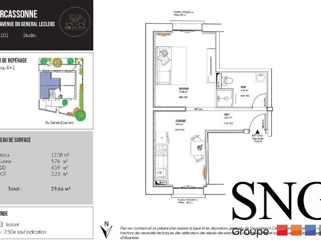 Location Appartement Avenue du Général Leclerc, Carcassonne