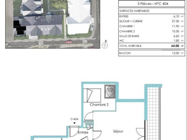 Location Appartement Avenue du Léman, Bons en Chablais